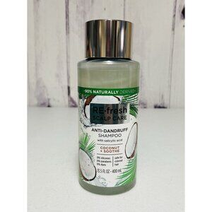 RE-Fresh Scalp Care Anti-Dandruff Shampoo Coconut Soothe 13.5 oz